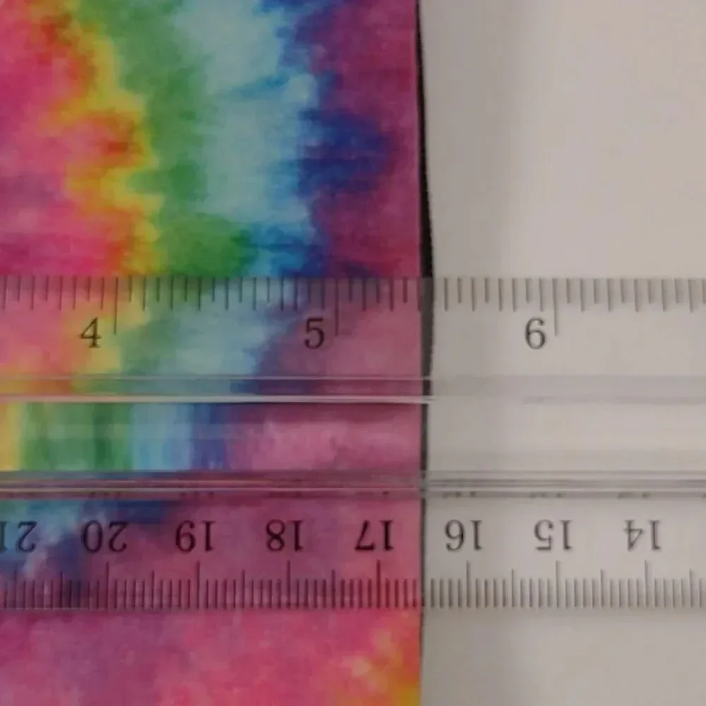 Cosmetic Bag Tie Dye zipper closure